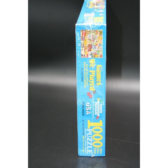 SEALED White Mountain GAMES WE PLAYED 1000 Piece Jigsaw Puzzle - Picture 3 of 11